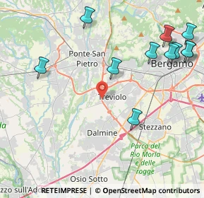 Mappa Via Provinciale Dalmine Almè, 24048 Treviolo BG, Italia (5.29)