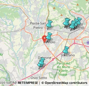 Mappa Via Provinciale Dalmine Almè, 24048 Treviolo BG, Italia (4.24818)