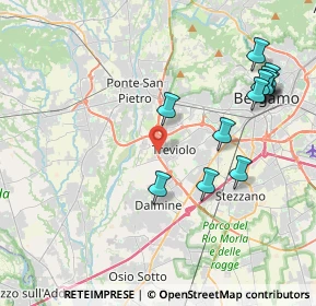 Mappa Via Provinciale Dalmine Almè, 24048 Treviolo BG, Italia (4.4225)