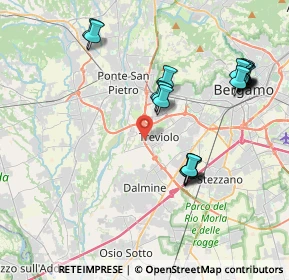 Mappa Via Provinciale Dalmine Almè, 24048 Treviolo BG, Italia (4.233)