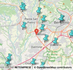 Mappa Via Provinciale Dalmine Almè, 24048 Treviolo BG, Italia (5.90211)