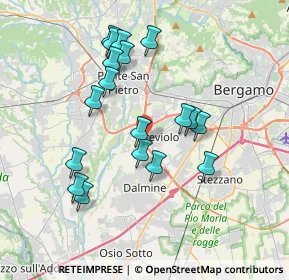 Mappa Via dei Compagnoni, 24048 Treviolo BG, Italia (3.46778)