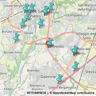 Mappa Via Provinciale Dalmine Almè, 24048 Treviolo BG, Italia (2.73071)