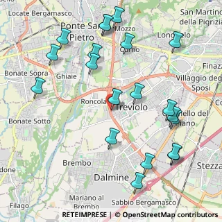 Mappa Via dei Compagnoni, 24048 Treviolo BG, Italia (2.4295)