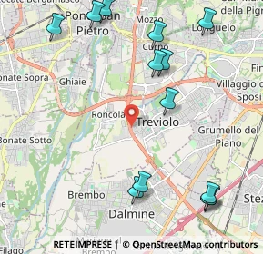 Mappa Via Provinciale Dalmine Almè, 24048 Treviolo BG, Italia (2.62)