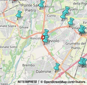 Mappa Via Provinciale Dalmine Almè, 24048 Treviolo BG, Italia (2.80538)