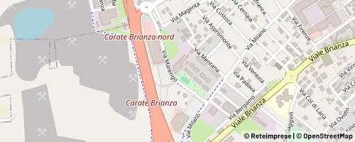 Mappa Carate Brianza
