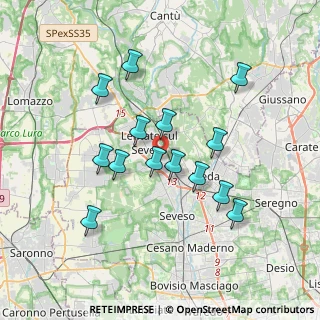 Mappa Via Giosuè Carducci, 20823 Lentate sul Seveso MB, Italia (3.275)