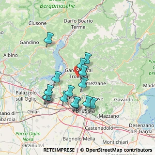 Mappa Via Benvenuto Cellini, 25068 Sarezzo BS, Italia (12.55333)