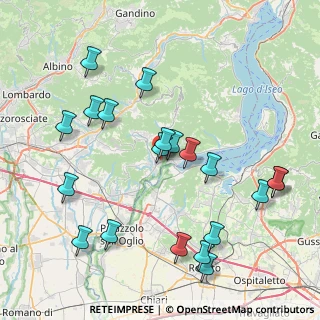 Mappa Via Giuseppe Garibaldi, 24060 Villongo BG, Italia (8.8595)
