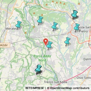 Mappa Via Monsignor Clemente Riva, 24030 Medolago BG, Italia (5.23154)