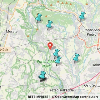 Mappa Via Monsignor Clemente Riva, 24030 Medolago BG, Italia (4.82182)