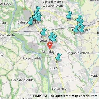 Mappa Via Monsignor Clemente Riva, 24030 Medolago BG, Italia (2.34938)