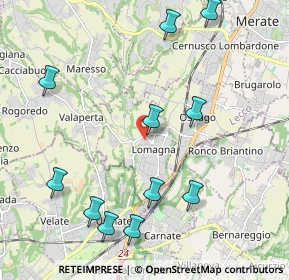 Mappa Via Don Colombo, 23871 Lomagna LC, Italia (2.37273)