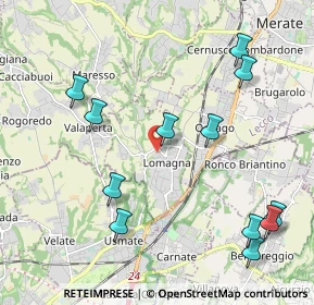 Mappa Via Don Colombo, 23871 Lomagna LC, Italia (2.39833)