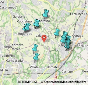 Mappa Via Francesco Petrarca, 23880 Casatenovo LC, Italia (1.739)