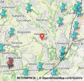 Mappa Via Francesco Petrarca, 23880 Casatenovo LC, Italia (3.3965)