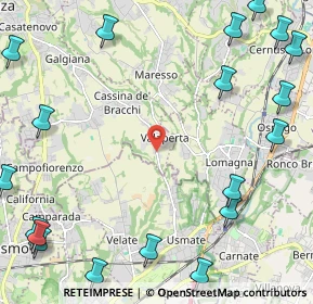 Mappa Via Francesco Petrarca, 23880 Casatenovo LC, Italia (3.3855)