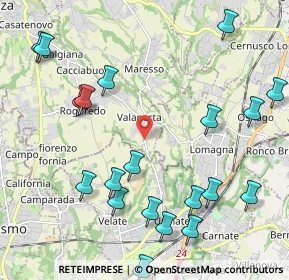 Mappa Via Francesco Petrarca, 23880 Casatenovo LC, Italia (2.58)