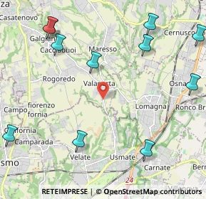 Mappa Via Francesco Petrarca, 23880 Casatenovo LC, Italia (2.93)