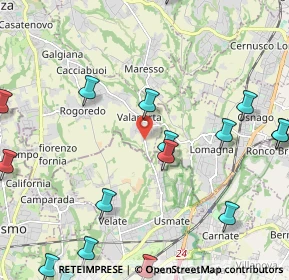 Mappa Via Francesco Petrarca, 23880 Casatenovo LC, Italia (3.218)