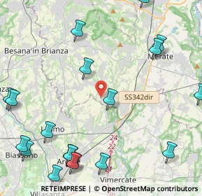 Mappa Via Francesco Petrarca, 23880 Casatenovo LC, Italia (5.948)