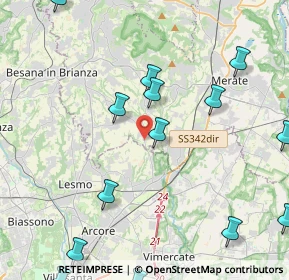 Mappa Via Francesco Petrarca, 23880 Casatenovo LC, Italia (6.04188)
