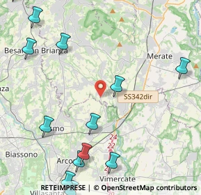 Mappa Via Francesco Petrarca, 23880 Casatenovo LC, Italia (6.44688)