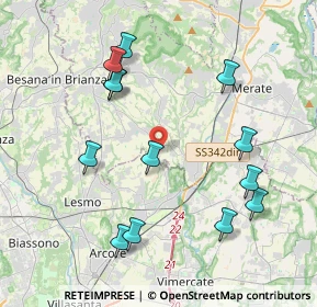 Mappa Via Francesco Petrarca, 23880 Casatenovo LC, Italia (4.25923)