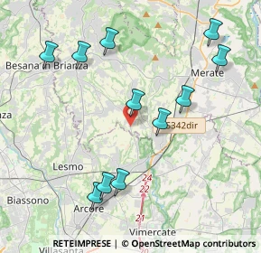 Mappa Via Francesco Petrarca, 23880 Casatenovo LC, Italia (4.31)