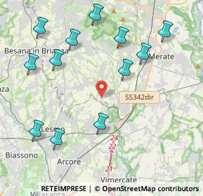 Mappa Via Francesco Petrarca, 23880 Casatenovo LC, Italia (4.75583)