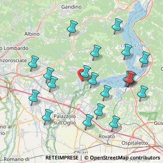 Mappa 24060 Villongo BG, Italia (9.0295)
