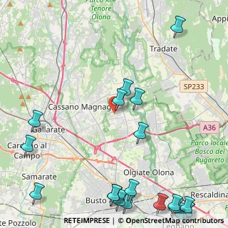 Mappa Largo Pier Giorgio Frassati, 21054 Fagnano Olona VA, Italia (6.8025)