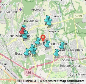 Mappa Via R. Sanzio, 21054 Fagnano Olona VA, Italia (1.60846)