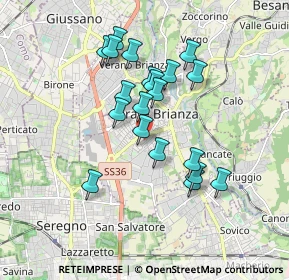 Mappa Via Virgilio, 20841 Carate Brianza MB, Italia (1.5275)