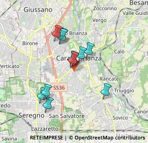 Mappa Via Virgilio, 20841 Carate Brianza MB, Italia (1.49273)