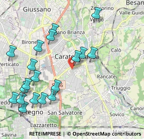 Mappa Via Virgilio, 20841 Carate Brianza MB, Italia (2.37158)