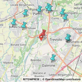 Mappa Via Vasco da Gama, 24048 Treviolo BG, Italia (2.67667)