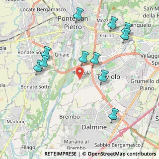 Mappa Via Vasco da Gama, 24048 Treviolo BG, Italia (2.23545)