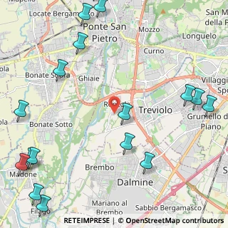 Mappa Via Vasco da Gama, 24048 Treviolo BG, Italia (3.4335)