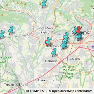 Mappa Via Vasco da Gama, 24048 Treviolo BG, Italia (4.59538)