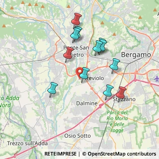 Mappa Via Vasco da Gama, 24048 Treviolo BG, Italia (3.485)