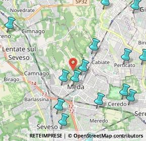 Mappa Via Monte Grappa, 20821 Meda MB, Italia (2.79813)