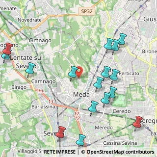 Mappa Via Monte Grappa, 20821 Meda MB, Italia (2.56438)