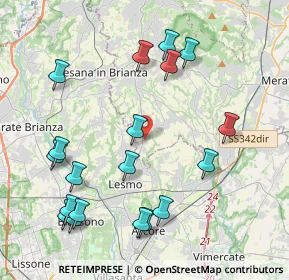 Mappa Via Don Consonni, 23880 Casatenovo LC, Italia (4.64842)
