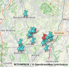 Mappa Via Don Consonni, 23880 Casatenovo LC, Italia (3.248)