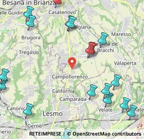 Mappa Via Don Consonni, 23880 Casatenovo LC, Italia (2.9315)