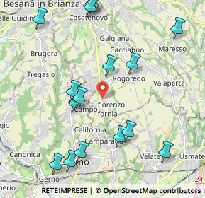 Mappa Via Don Consonni, 23880 Casatenovo LC, Italia (2.40563)