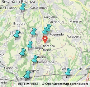 Mappa Via Don Consonni, 23880 Casatenovo LC, Italia (2.30545)