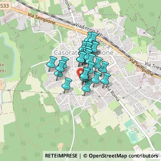 Mappa Via Monte Grappa, 21011 Casorate Sempione VA, Italia (0.24074)